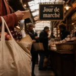 Jour de marché Toulouse : étals et cabas au marché couvert
