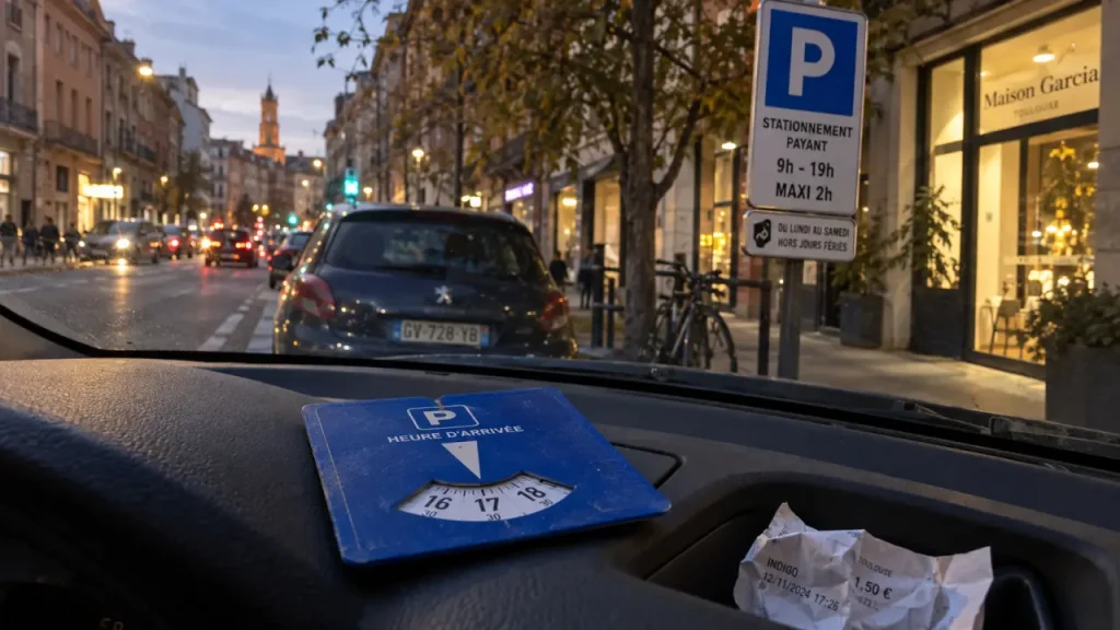 Toulouse parking : horloge à disque, 2 h 30 au centre et jusqu’à 5 h en faubourgs