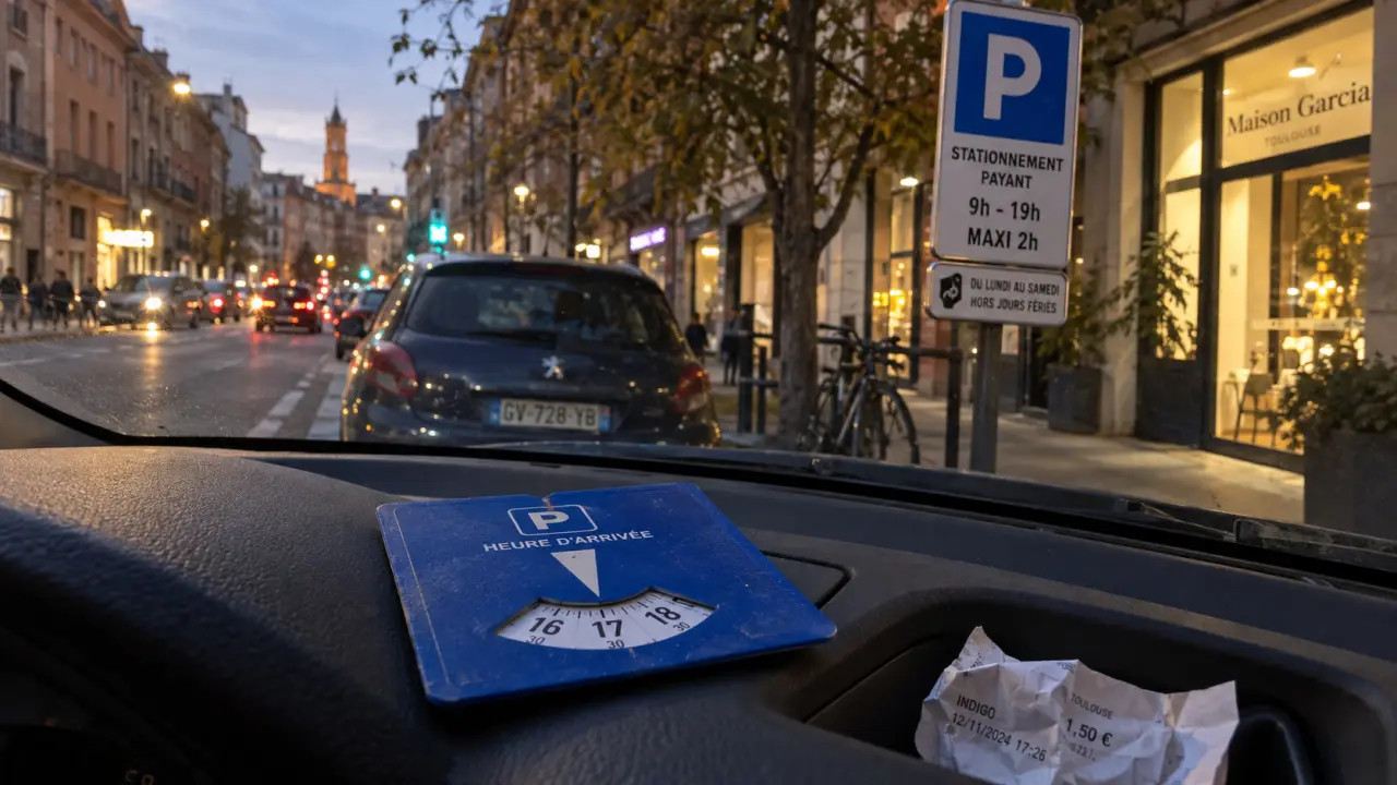 Toulouse parking : horloge à disque, 2 h 30 au centre et jusqu’à 5 h en faubourgs