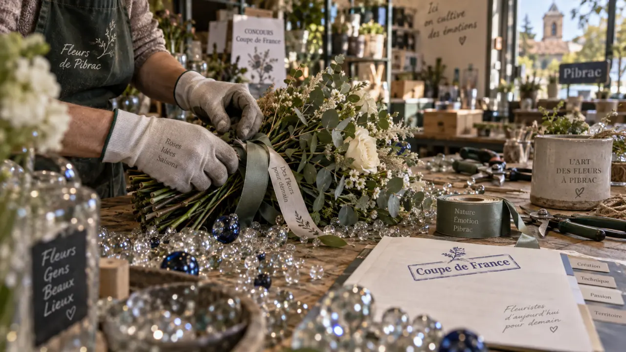 À Pibrac, Marie Mangiapanelli devient championne de France des fleuristes